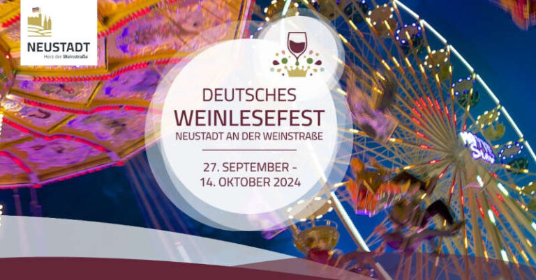 Neustadt An Der Weinstra E Feiert Das Deutsche Weinlesefest Vom