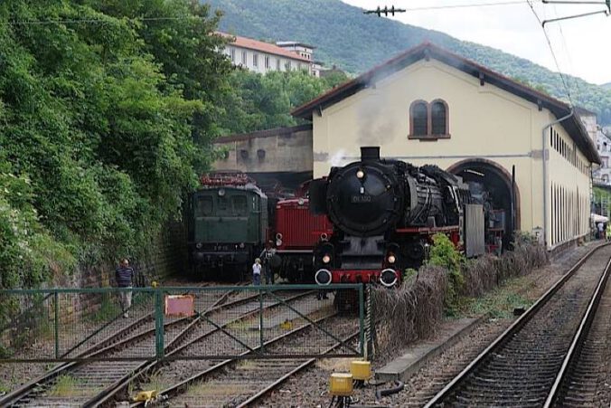 Eisenbahnen am Eisenbahnmuseum Neustadt (Foto: Holger Knecht)