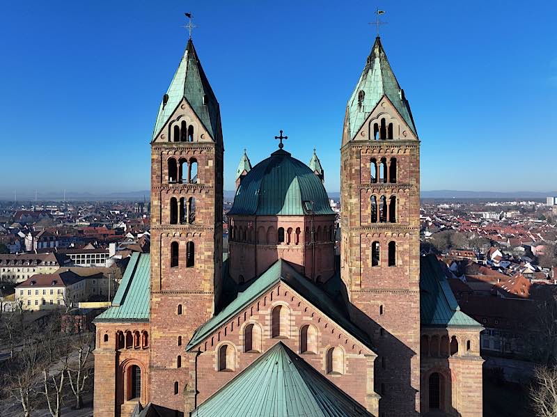 Osttürme des Speyerer Doms (Quelle: Domkapitel Speyer, Foto: Klaus Landry)