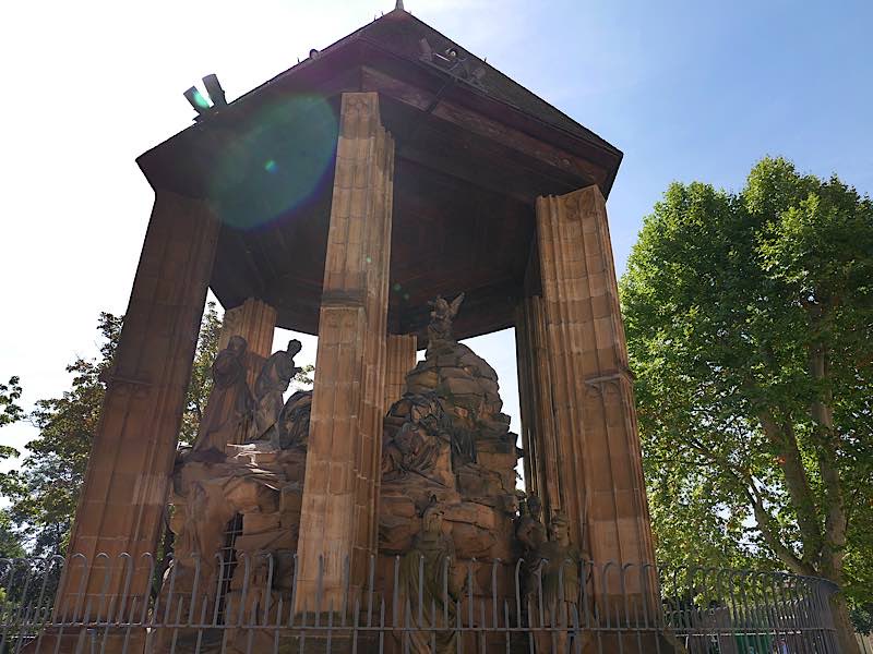 Soll gereinigt werden: der Ölberg im südlichen Domgarten, ursprünglich gotisch, Figuren 19. Jhd. © Foto: Domkapitel Speyer