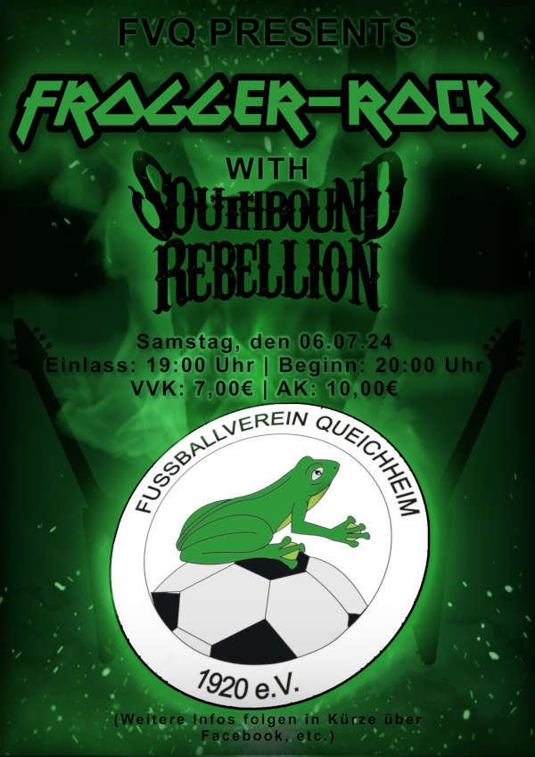 Frogger-Rock mit Southbound Rebellion in Queichheim