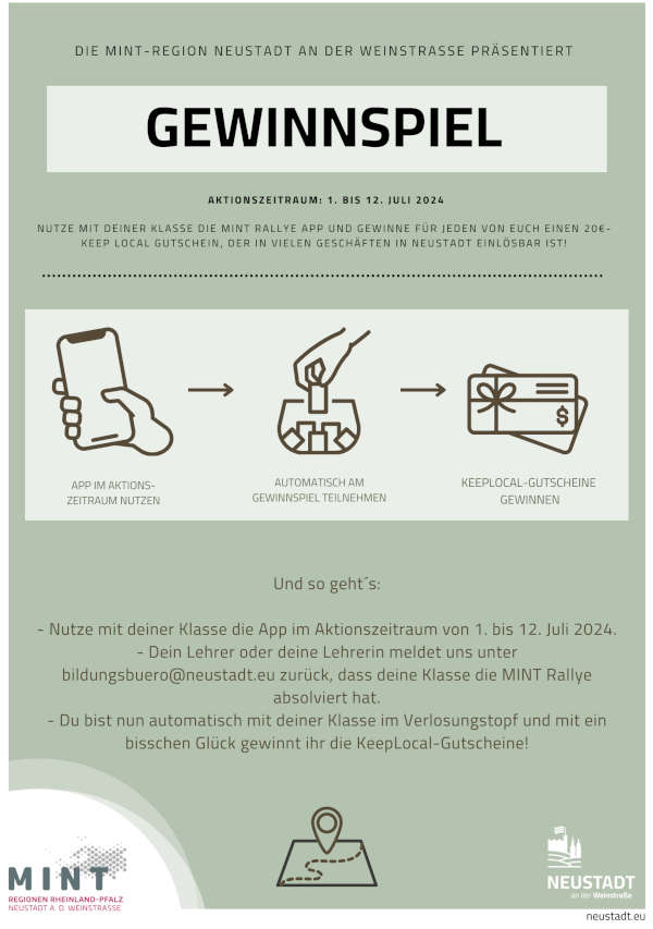 Gewinnspiel (Quelle: Stadt Neustadt an der Weinstraße)