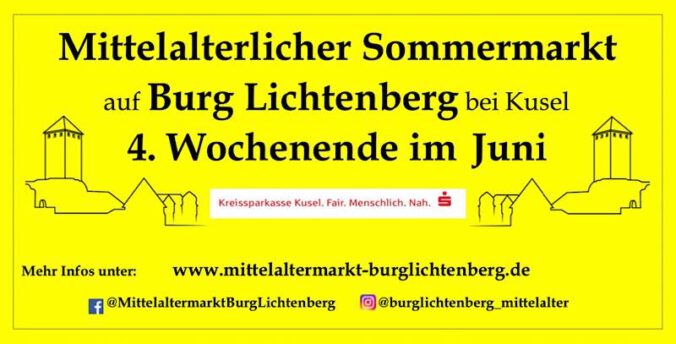 Mittelalterlicher Sommermarkt Burg Lichtenberg