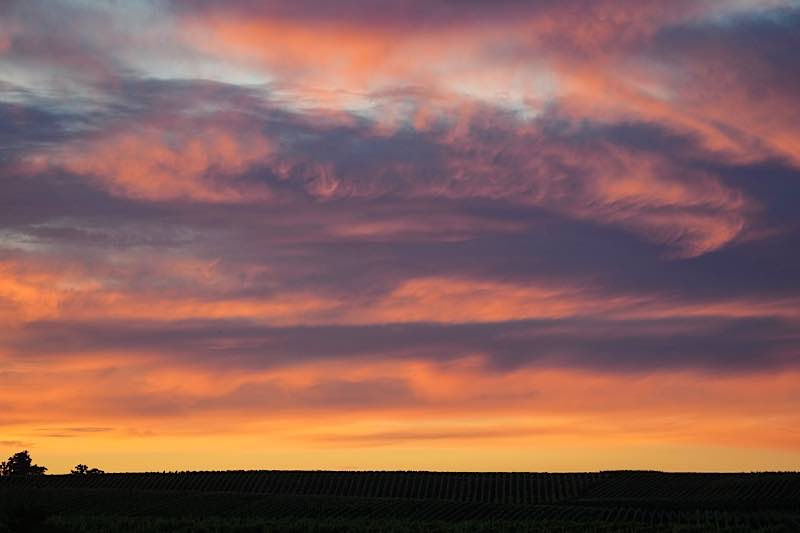 Sonnenuntergang Abendrot (Foto: Holger Knecht)