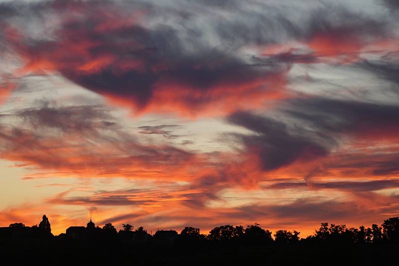 Sonnenuntergang Abendrot (Foto: Holger Knecht)