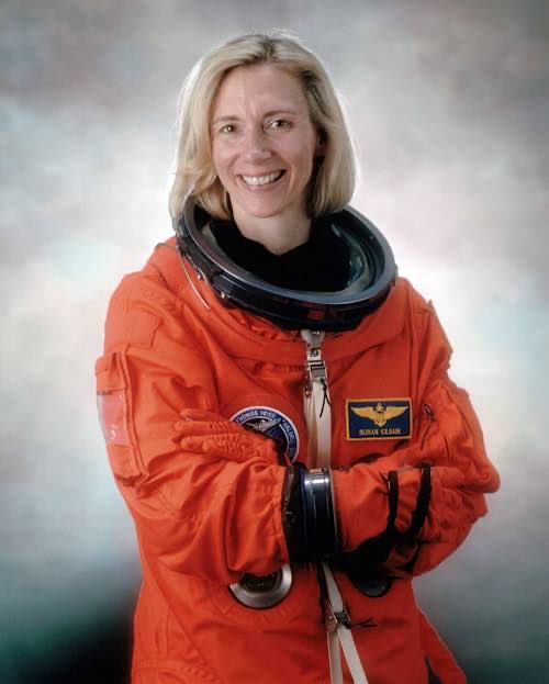 Am 17. August 2024 besucht die NASA- Astronautin Susan Still-Kilrain das Technik Museum Speyer, um dort einen Vortrag über ihre zwei Raumfahrtmissionen zu halten. (Quelle: NASA)