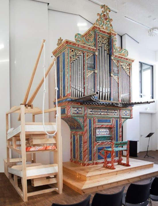 Spanische Orgel (Foto: Institut für Kirchenmusik des Bistums Mainz)