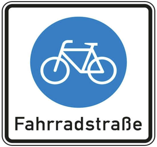 Symbolbild Fahrradstraße