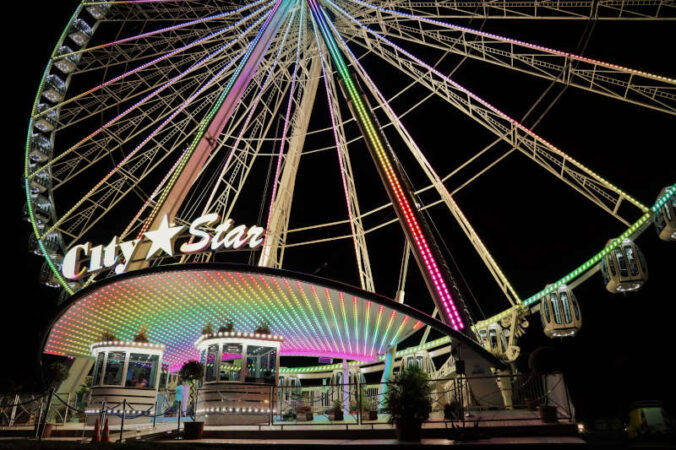 Das Riesenrad „City Star“ der Familie Göbel (Quelle: Göbel)