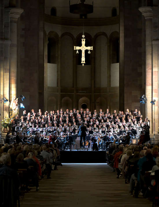 Das Eroffnungskonzert der Internationalen Musiktage 2023 (Quelle: Dommusik Speyer, Foto Klaus Landry)