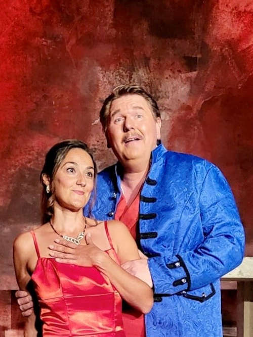 Marina Unruh und Thomas Heyer bei „Tosca“ (Foto: privat)