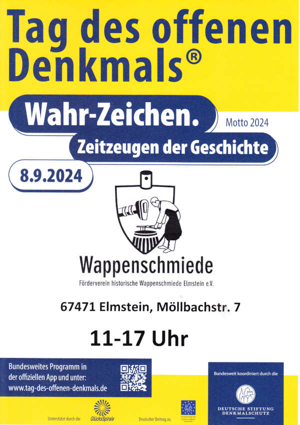 Elmstein 2024 Tag des Denkmals Plakat 50