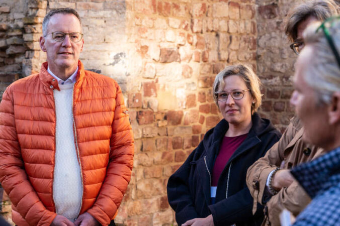 Innenminister Michael Ebling und Oberbürgermeisterin Stefanie Seiler (Foto: Innenministerium RLP)