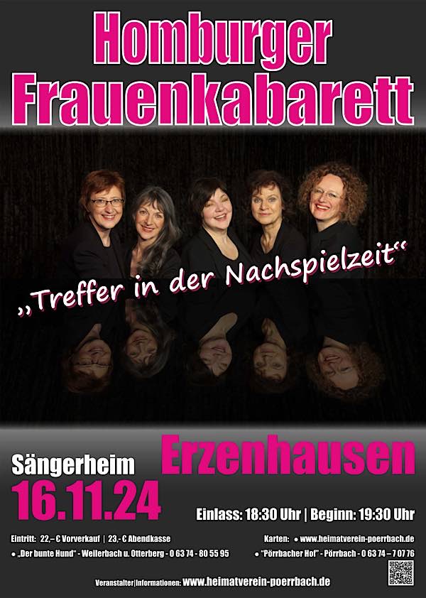 Homburger Frauenkabarett am 16. November 2024 in Erzenhausen