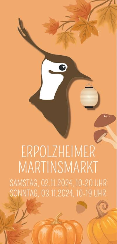 Erpolzheimer Martinsmarkt am 02. und 03. November 2024