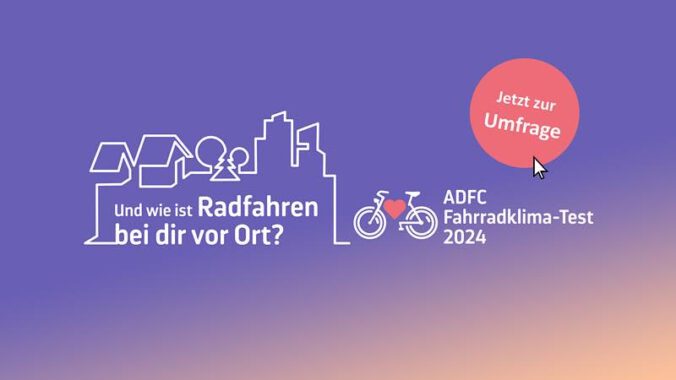 Umfrage ADFC-Fahrradklima-Test 2024 (Foto: ADFC)