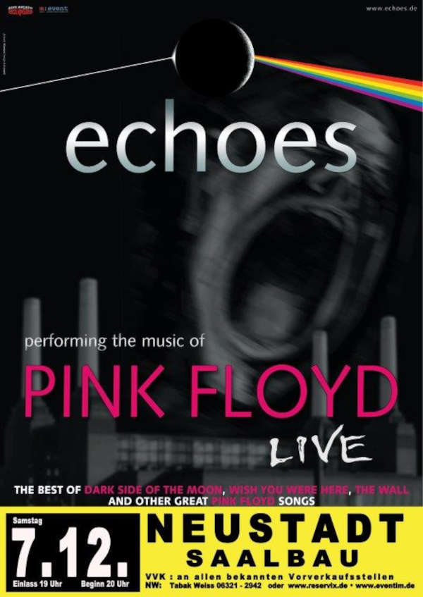 ECHOES performing the music of Pink Floyd am 07. Dezember 2024 in Neustadt an der Weinstraße