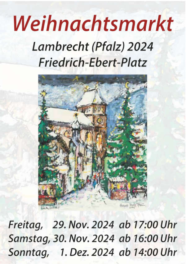 Weihnachtsmarkt 2024 in Lambrecht – Planung auf der Zielgeraden