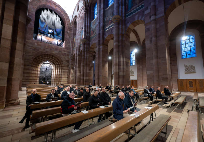 Die Mitglieder des Allgemeinen Cäcilienverband für Deutschland beim Orgelkonzert im Dom (Foto: Klaus Landry)