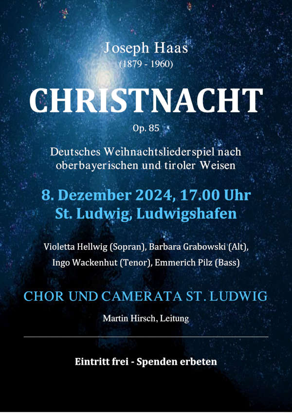 „Christnacht" von Joseph Haas im Dezember 2024 in Ludwigshafen