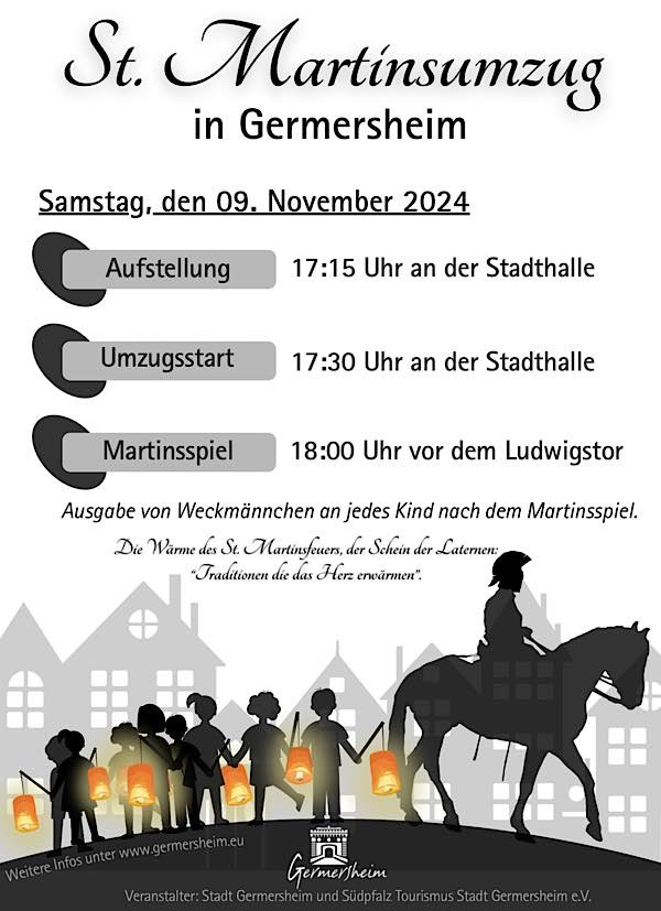 St. Martinsumzug am 09. November 2024 in Germersheim