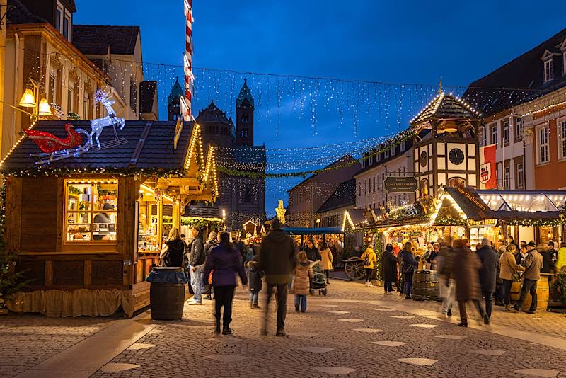 Weihnachts- und Neujahrsmarkt in Speyer (Foto: Heimatlichter GmbH / Pfalz Touristik e.V.)