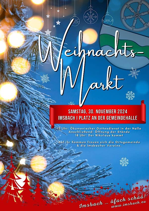 Weihnachtsmarkt im November 2024 in Imsbach