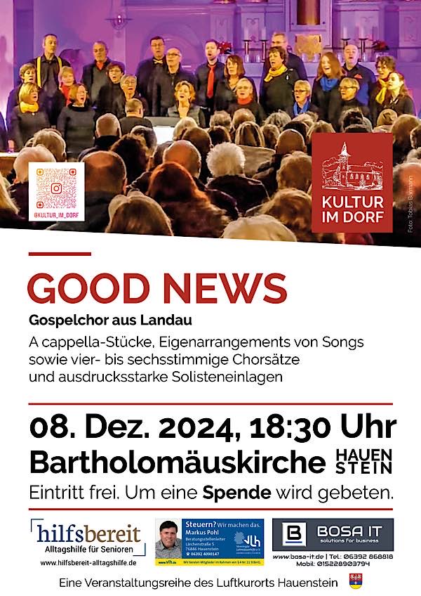 Gospelchor „Good News“ (Foto: Tobias Bärmann)