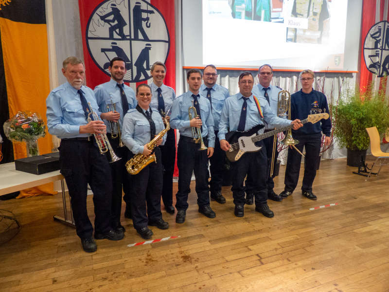 Musikgruppe des Löschzuges Mußbach (Foto: Feuerwehr Neustadt)