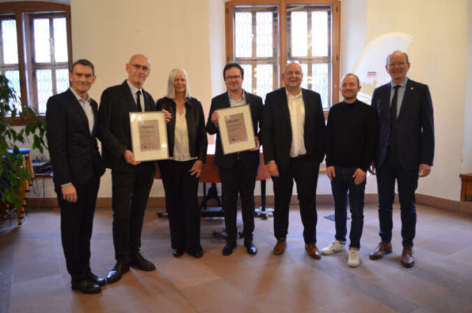 Verleihung Weg der Weinlegenden (Foto: Stadtmarketing Neustadt)