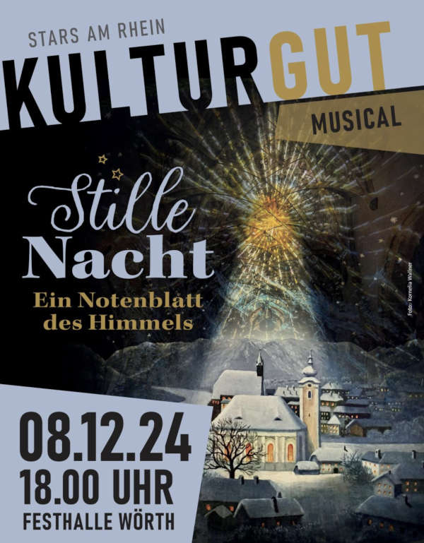 " Stille Nacht - Ein Notenblatt des Himmels" im Dezember 2024 in Wörth am Rhein