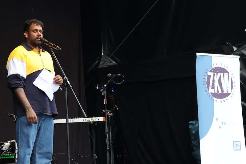 Anuraj Sri Rajarajendran ist amtierender Deutscher Meister im Poetry Slam. (Quelle: Stadt Landau)