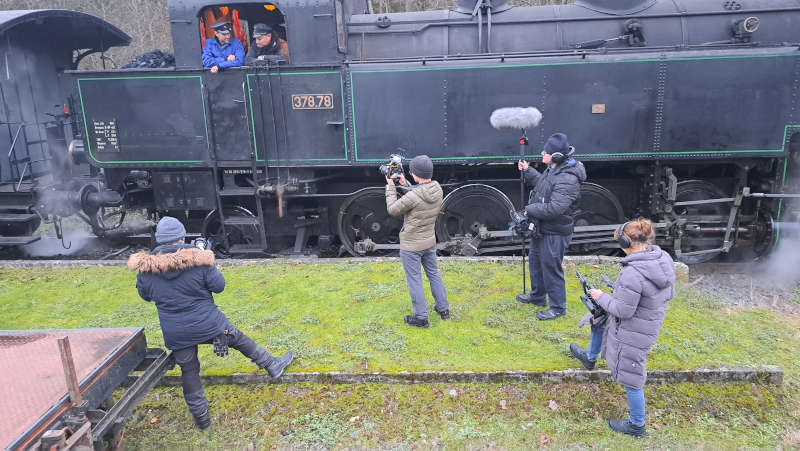 Bild vom Drehtag (Foto: Dr. Hark-Oluf Asbahr)