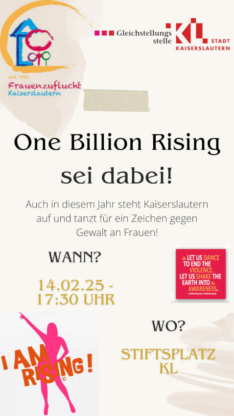 Tanzveranstaltung One Billion Rising im Februar 2025 in Kaiserslautern