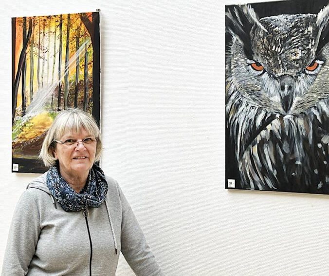 Ausstellung „Augenblicke“ von Heike Willié (Foto: Westpfalz-Klinikum)