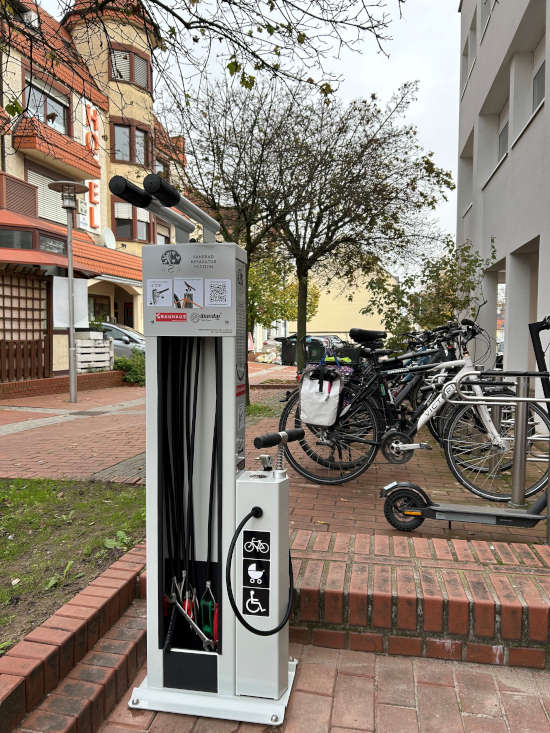 Radservicestation (Foto: Gemeindeverwaltung Haßloch)