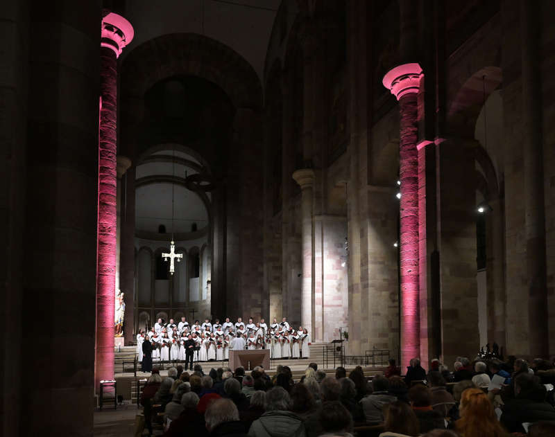 Liederabend „Hagios“ 2023 (Quelle: Dommusik Speyer / Foto: Klaus Landry)