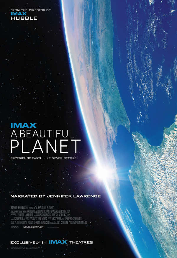 Im IMAX DOME Kino Speyer startet am 31. März „A Beautiful Planet“, eine atemberaubende Reise ins All mit einzigartigen Aufnahmen unseres Planeten von der ISS. Quelle IMAX