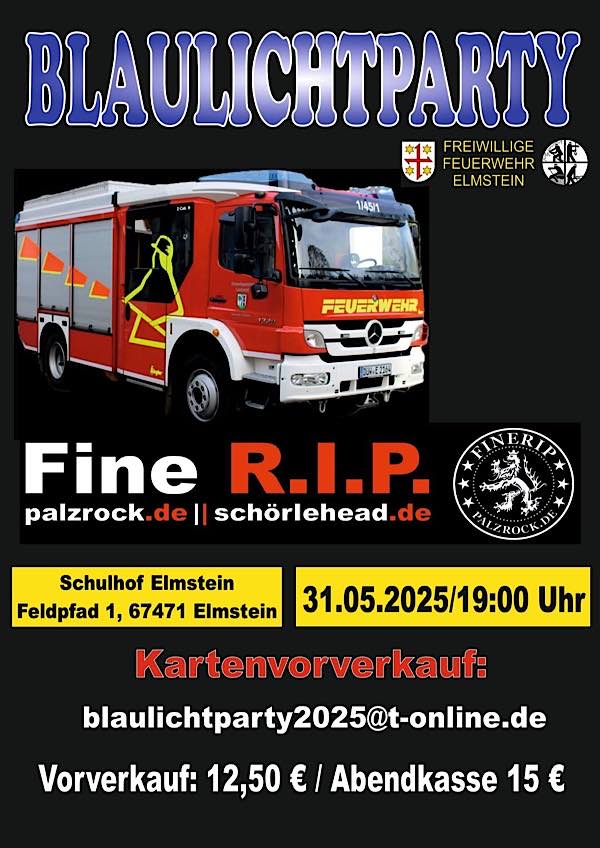 Blaulichtparty der Feuerwehr Elmstein im Mai 2025