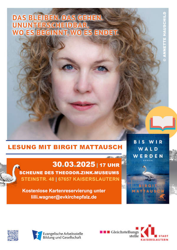 Poster Lesung Mattausch Foto: Annette Hauschild