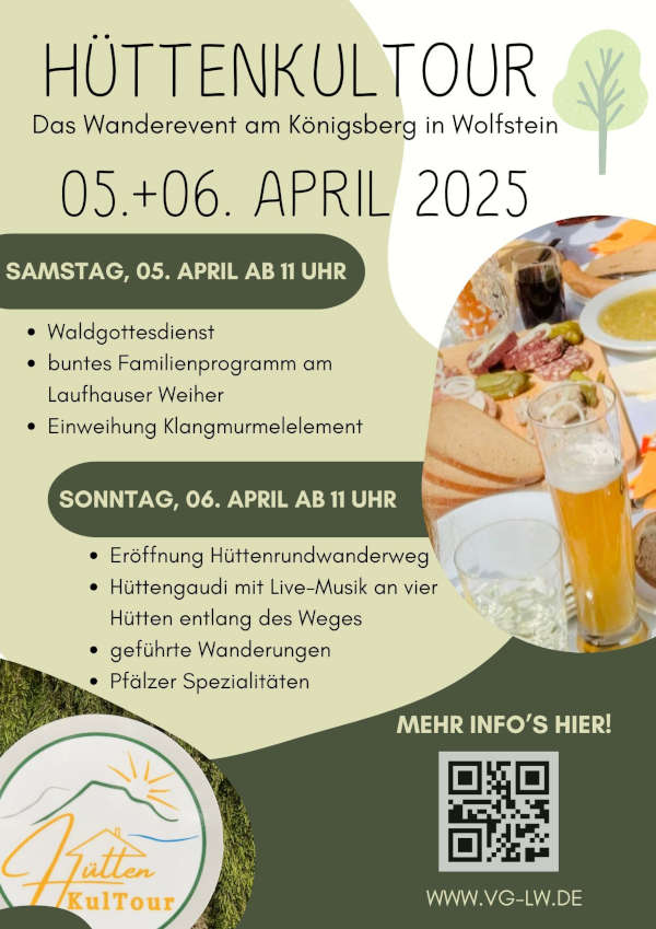 Eröffnungswochenende des LEADER-Projekts „HüttenKulTour“ im April 2025 am Königsberg